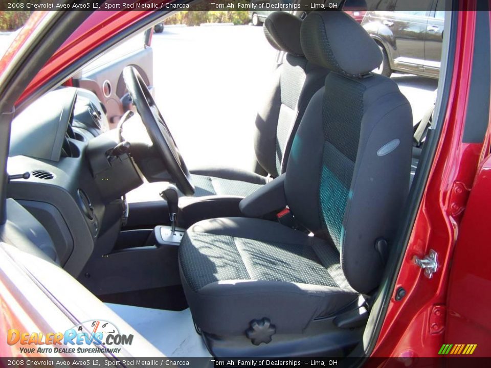 2008 Chevrolet Aveo Aveo5 LS Sport Red Metallic / Charcoal Photo #7