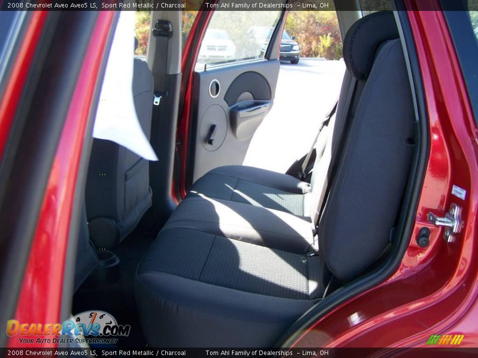 2008 Chevrolet Aveo Aveo5 LS Sport Red Metallic / Charcoal Photo #8