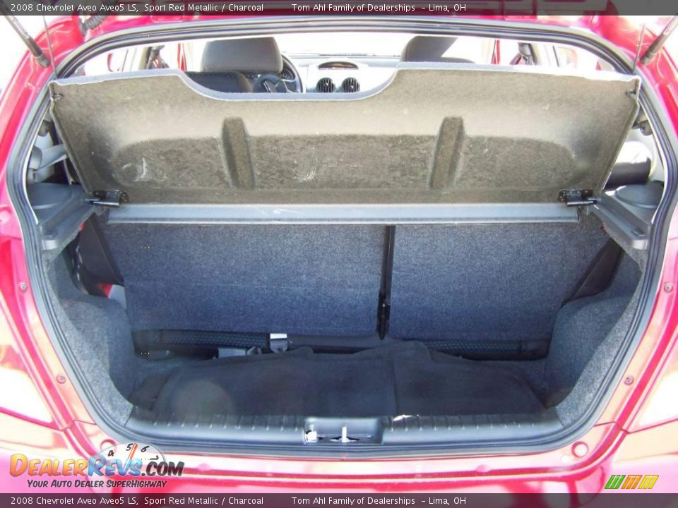 2008 Chevrolet Aveo Aveo5 LS Sport Red Metallic / Charcoal Photo #9