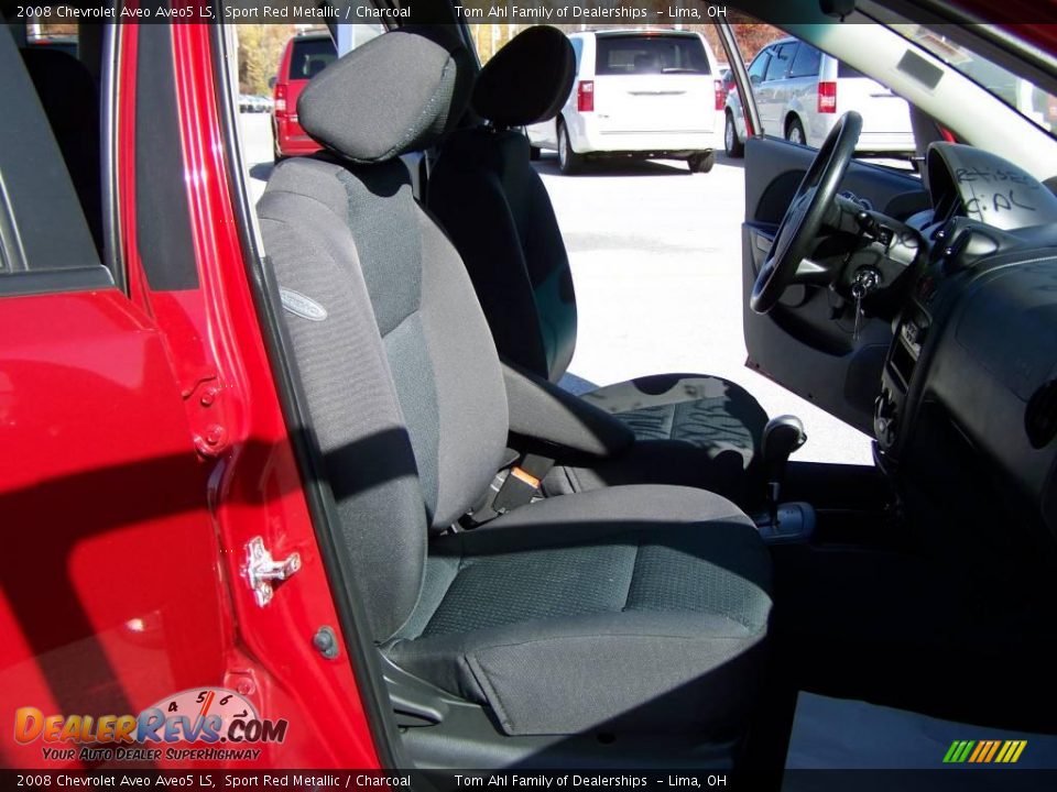 2008 Chevrolet Aveo Aveo5 LS Sport Red Metallic / Charcoal Photo #11