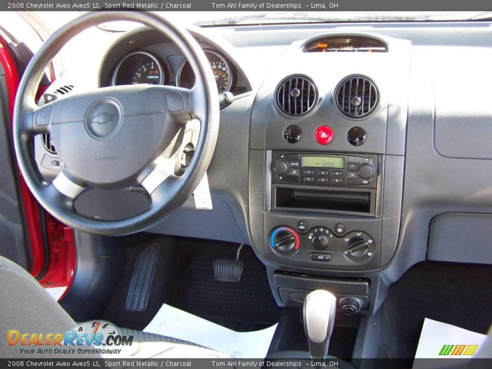 2008 Chevrolet Aveo Aveo5 LS Sport Red Metallic / Charcoal Photo #12