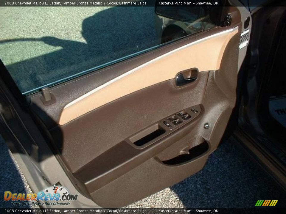 2008 Chevrolet Malibu LS Sedan Amber Bronze Metallic / Cocoa/Cashmere Beige Photo #6