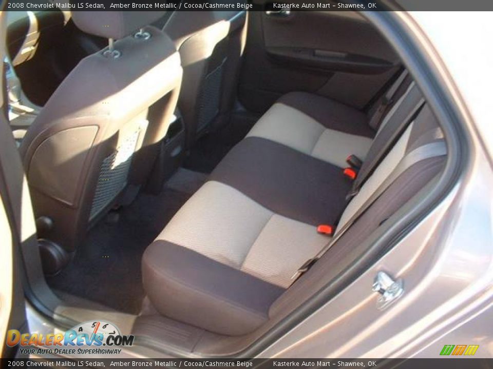 2008 Chevrolet Malibu LS Sedan Amber Bronze Metallic / Cocoa/Cashmere Beige Photo #7