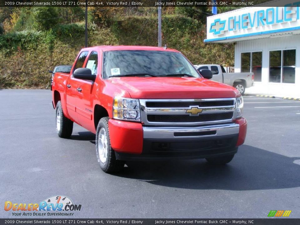 2009 Chevrolet Silverado 1500 LT Z71 Crew Cab 4x4 Victory Red / Ebony Photo #9