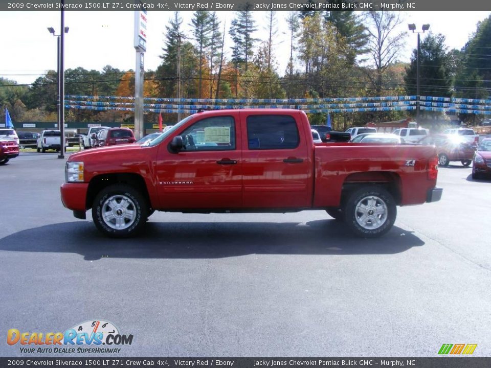 2009 Chevrolet Silverado 1500 LT Z71 Crew Cab 4x4 Victory Red / Ebony Photo #12