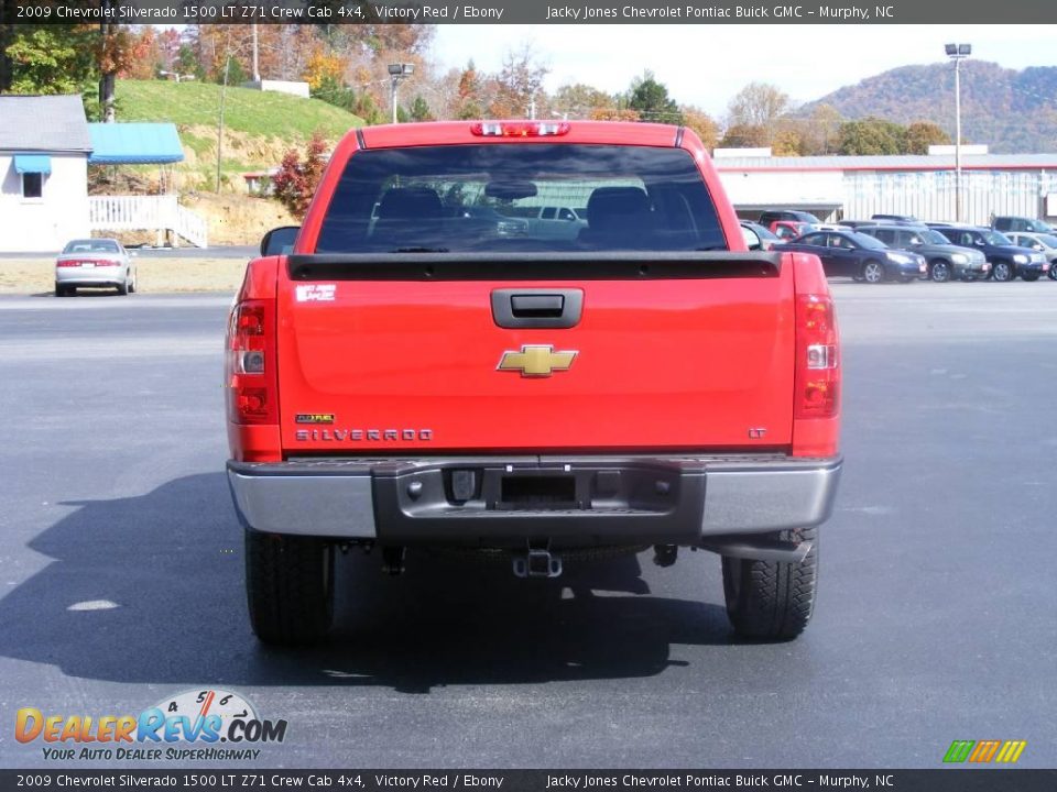 2009 Chevrolet Silverado 1500 LT Z71 Crew Cab 4x4 Victory Red / Ebony Photo #14