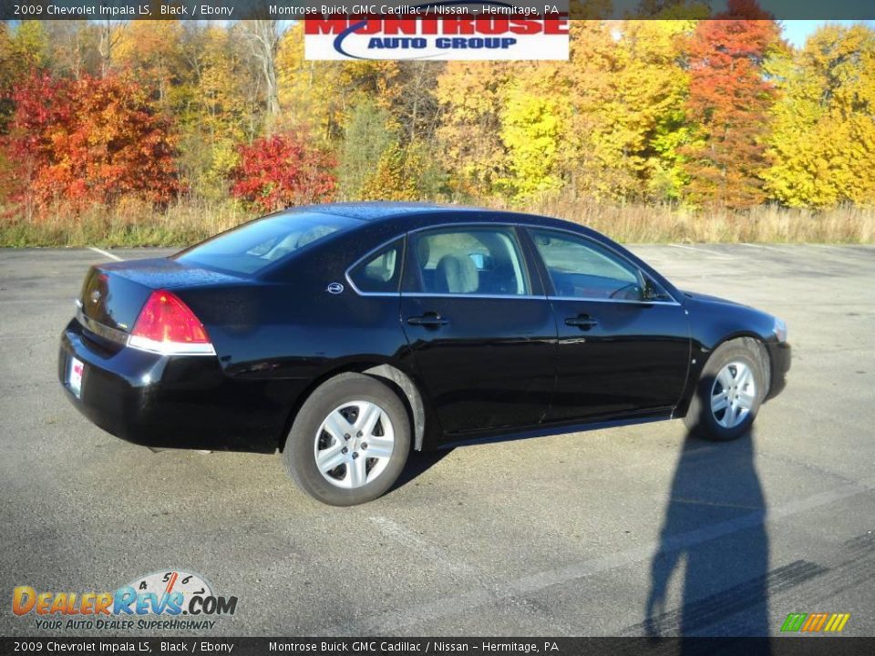 2009 Chevrolet Impala LS Black / Ebony Photo #2