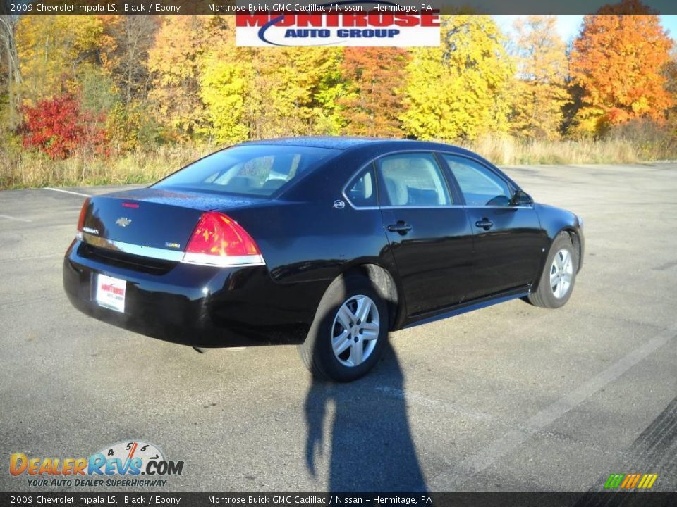 2009 Chevrolet Impala LS Black / Ebony Photo #3