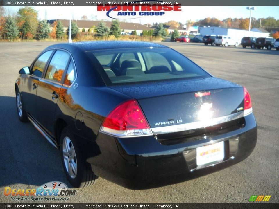 2009 Chevrolet Impala LS Black / Ebony Photo #5