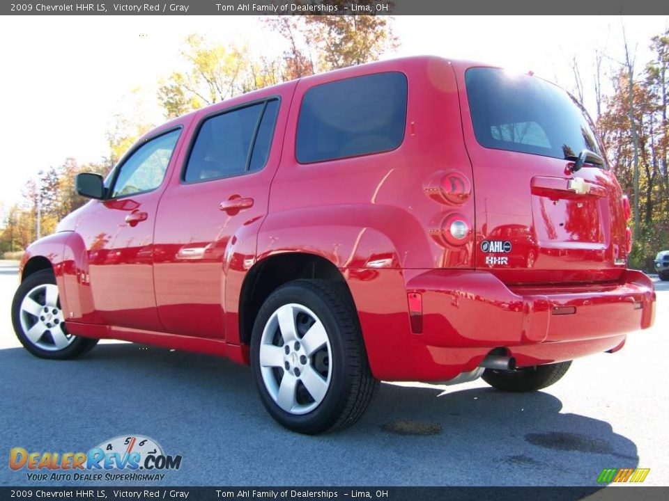 2009 Chevrolet HHR LS Victory Red / Gray Photo #3