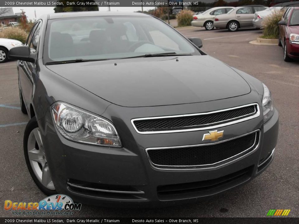 2009 Chevrolet Malibu LS Sedan Dark Gray Metallic / Titanium Photo #4