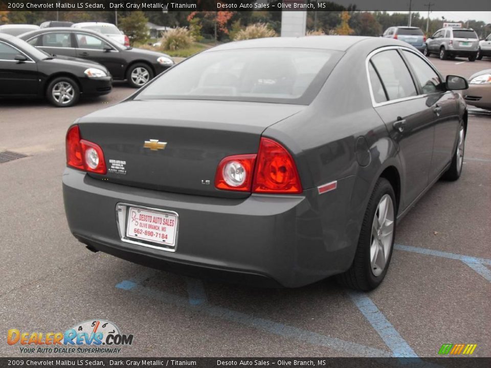 2009 Chevrolet Malibu LS Sedan Dark Gray Metallic / Titanium Photo #6