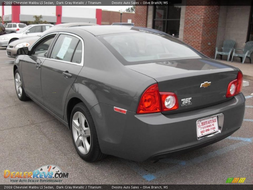 2009 Chevrolet Malibu LS Sedan Dark Gray Metallic / Titanium Photo #8