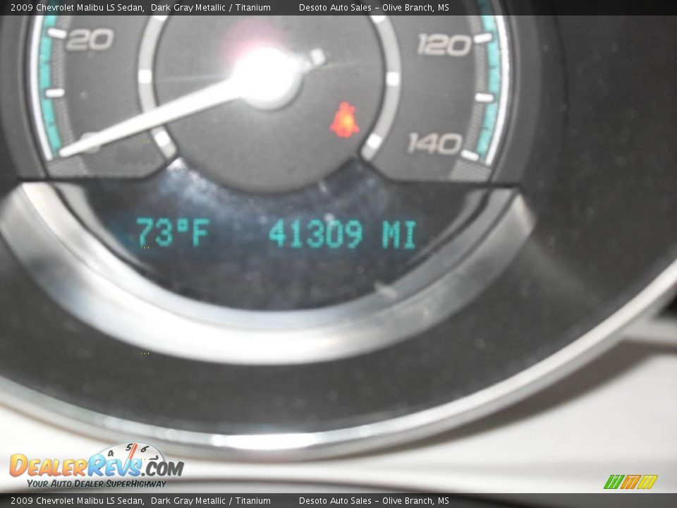 2009 Chevrolet Malibu LS Sedan Dark Gray Metallic / Titanium Photo #9