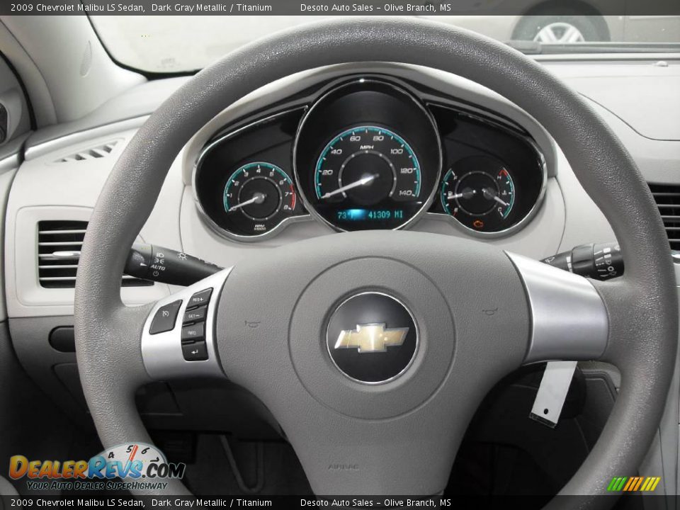 2009 Chevrolet Malibu LS Sedan Dark Gray Metallic / Titanium Photo #10
