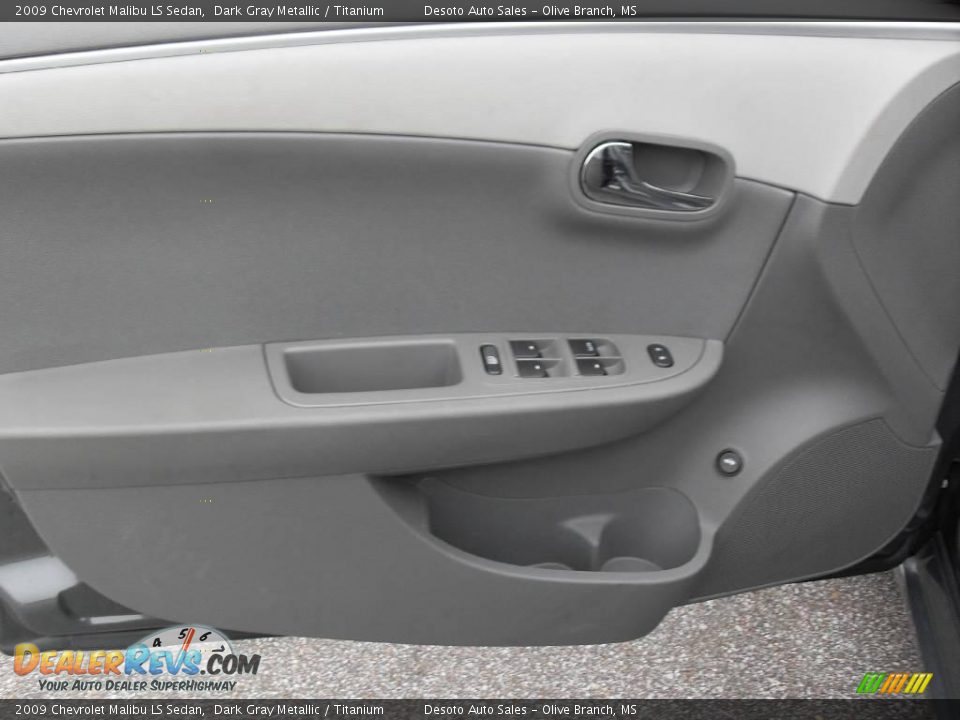2009 Chevrolet Malibu LS Sedan Dark Gray Metallic / Titanium Photo #12