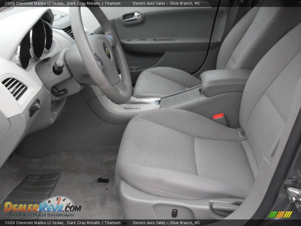 2009 Chevrolet Malibu LS Sedan Dark Gray Metallic / Titanium Photo #13