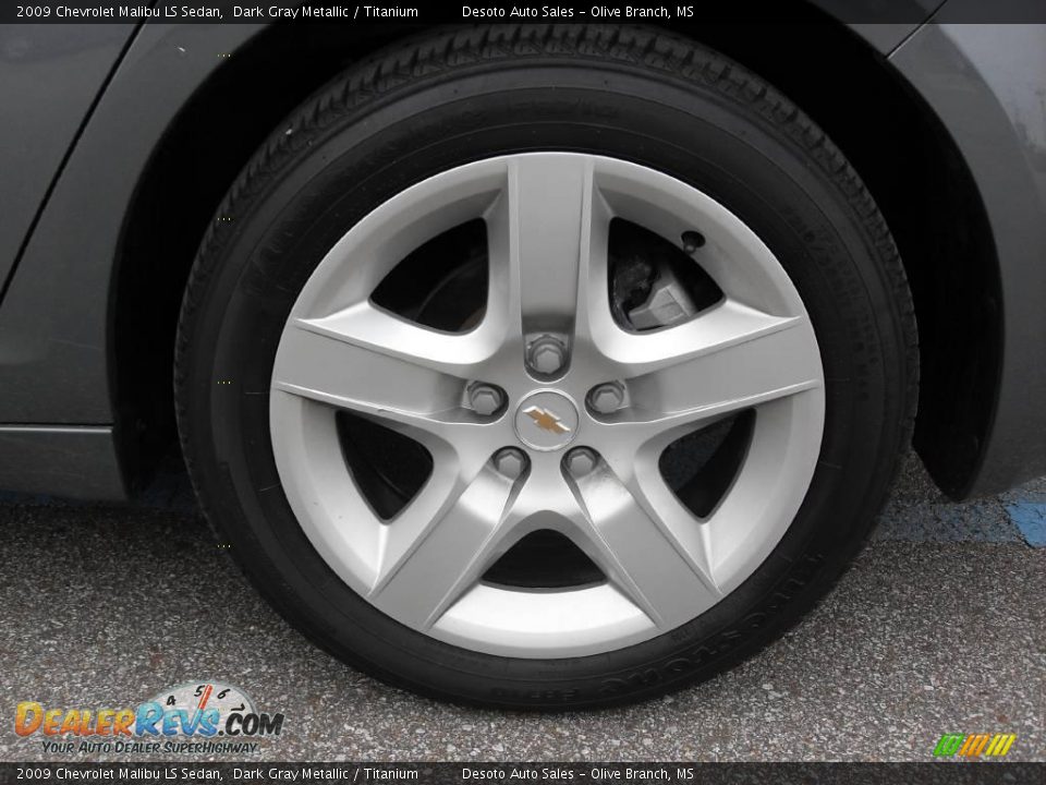 2009 Chevrolet Malibu LS Sedan Dark Gray Metallic / Titanium Photo #16