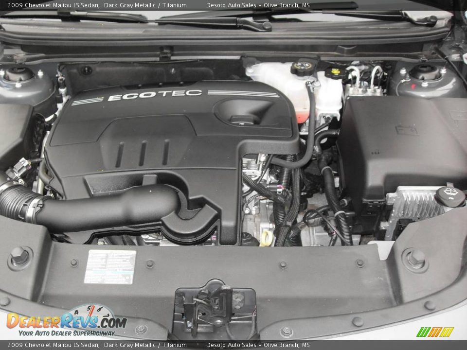 2009 Chevrolet Malibu LS Sedan Dark Gray Metallic / Titanium Photo #18