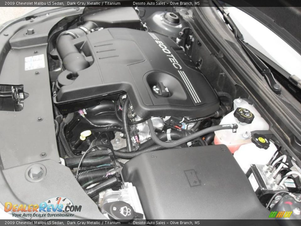 2009 Chevrolet Malibu LS Sedan Dark Gray Metallic / Titanium Photo #19