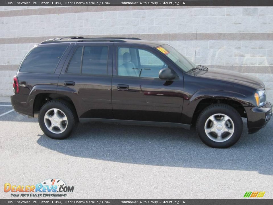 2009 Chevrolet TrailBlazer LT 4x4 Dark Cherry Metallic / Gray Photo #1