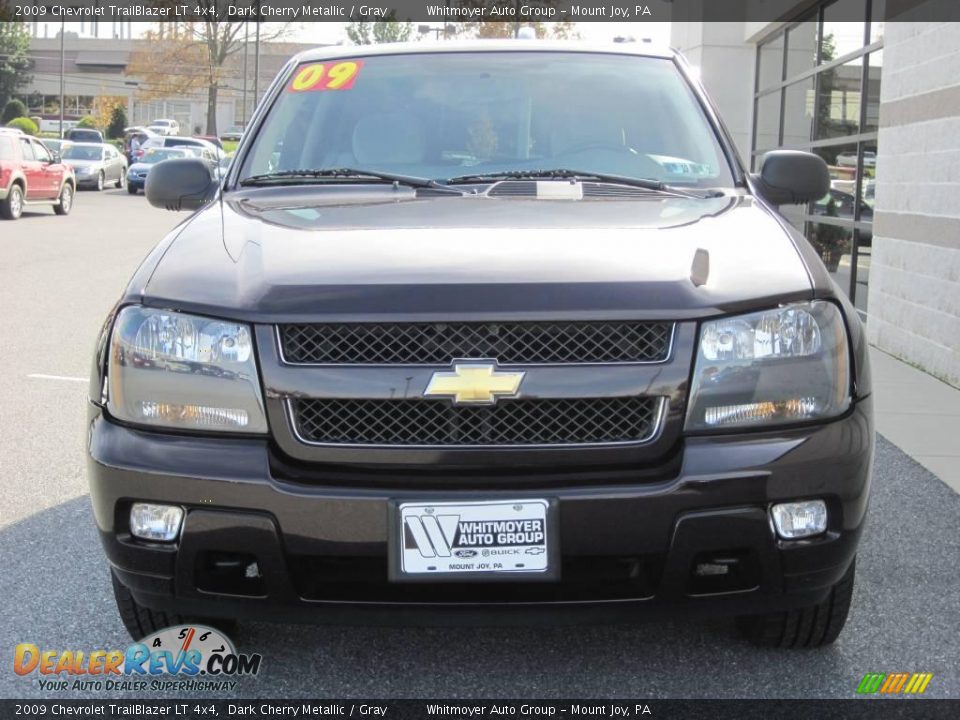 2009 Chevrolet TrailBlazer LT 4x4 Dark Cherry Metallic / Gray Photo #2
