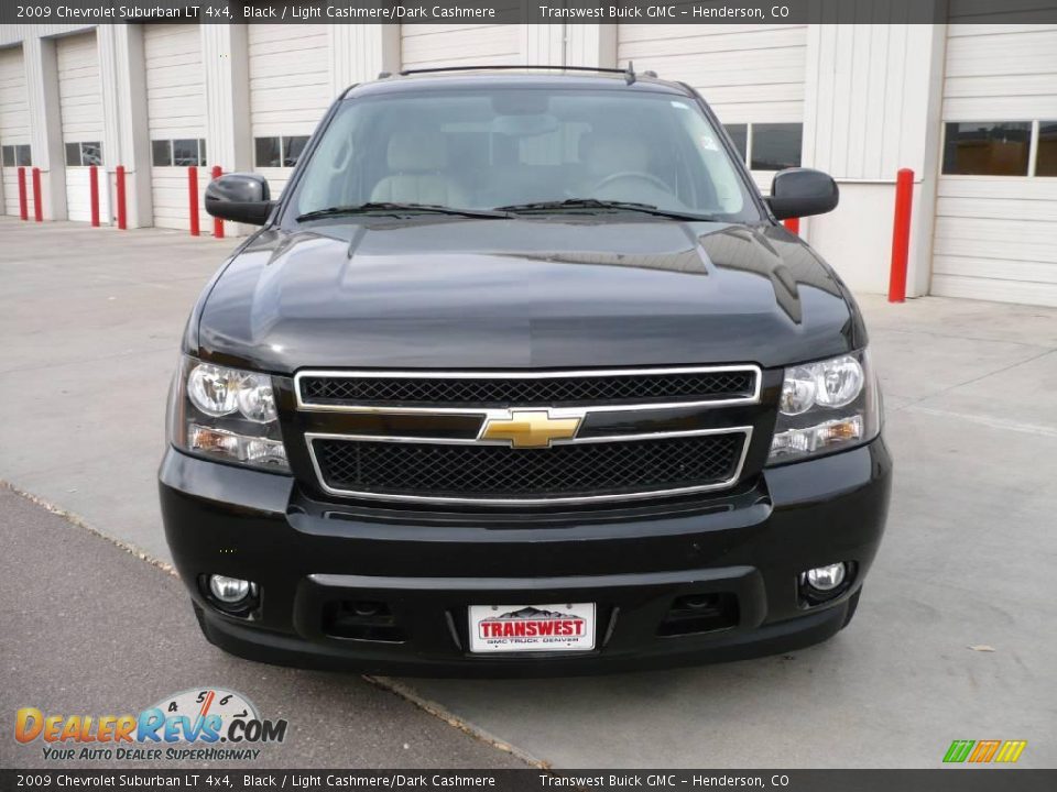 2009 Chevrolet Suburban LT 4x4 Black / Light Cashmere/Dark Cashmere Photo #2