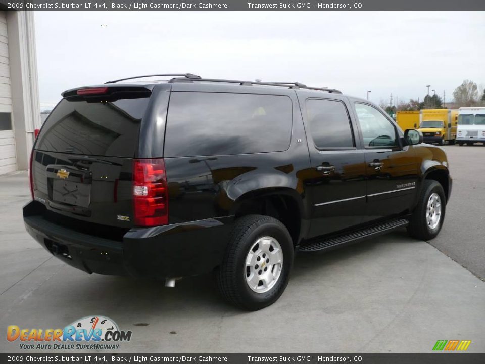 2009 Chevrolet Suburban LT 4x4 Black / Light Cashmere/Dark Cashmere Photo #6