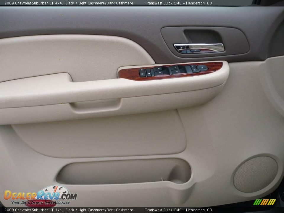 2009 Chevrolet Suburban LT 4x4 Black / Light Cashmere/Dark Cashmere Photo #7