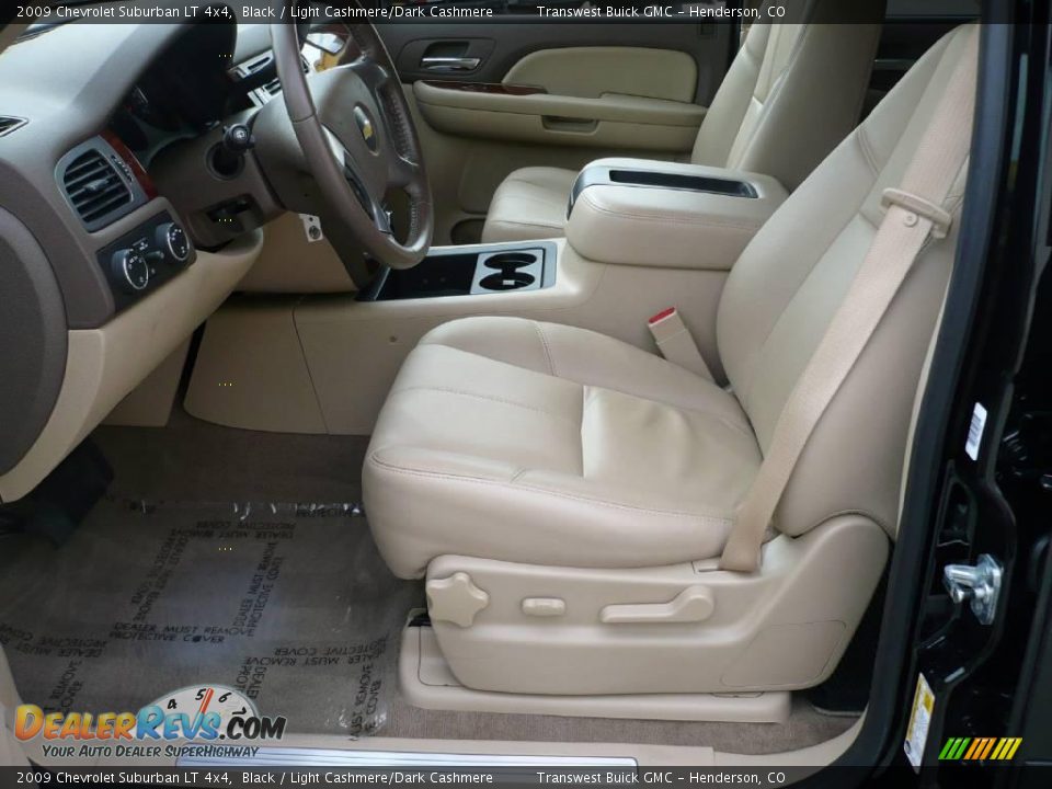 2009 Chevrolet Suburban LT 4x4 Black / Light Cashmere/Dark Cashmere Photo #9