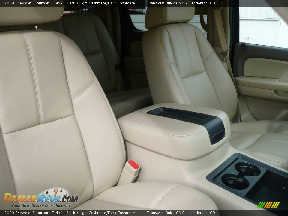 2009 Chevrolet Suburban LT 4x4 Black / Light Cashmere/Dark Cashmere Photo #16