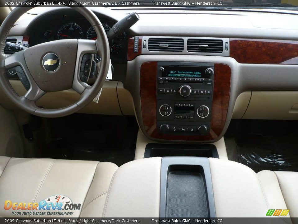2009 Chevrolet Suburban LT 4x4 Black / Light Cashmere/Dark Cashmere Photo #19