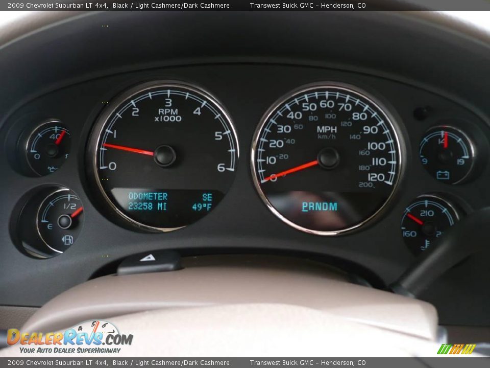 2009 Chevrolet Suburban LT 4x4 Black / Light Cashmere/Dark Cashmere Photo #20