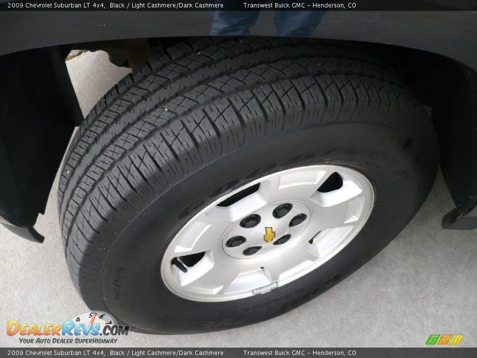2009 Chevrolet Suburban LT 4x4 Black / Light Cashmere/Dark Cashmere Photo #24