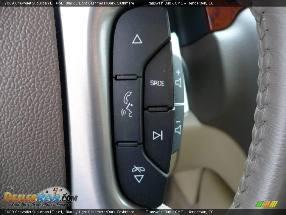 2009 Chevrolet Suburban LT 4x4 Black / Light Cashmere/Dark Cashmere Photo #28