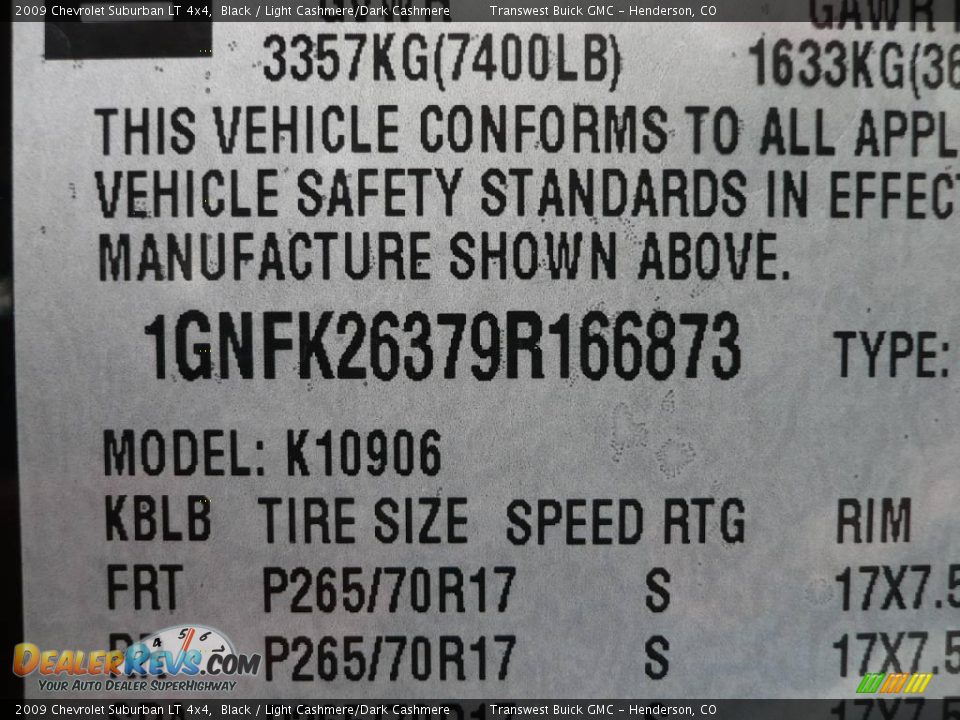 2009 Chevrolet Suburban LT 4x4 Black / Light Cashmere/Dark Cashmere Photo #36