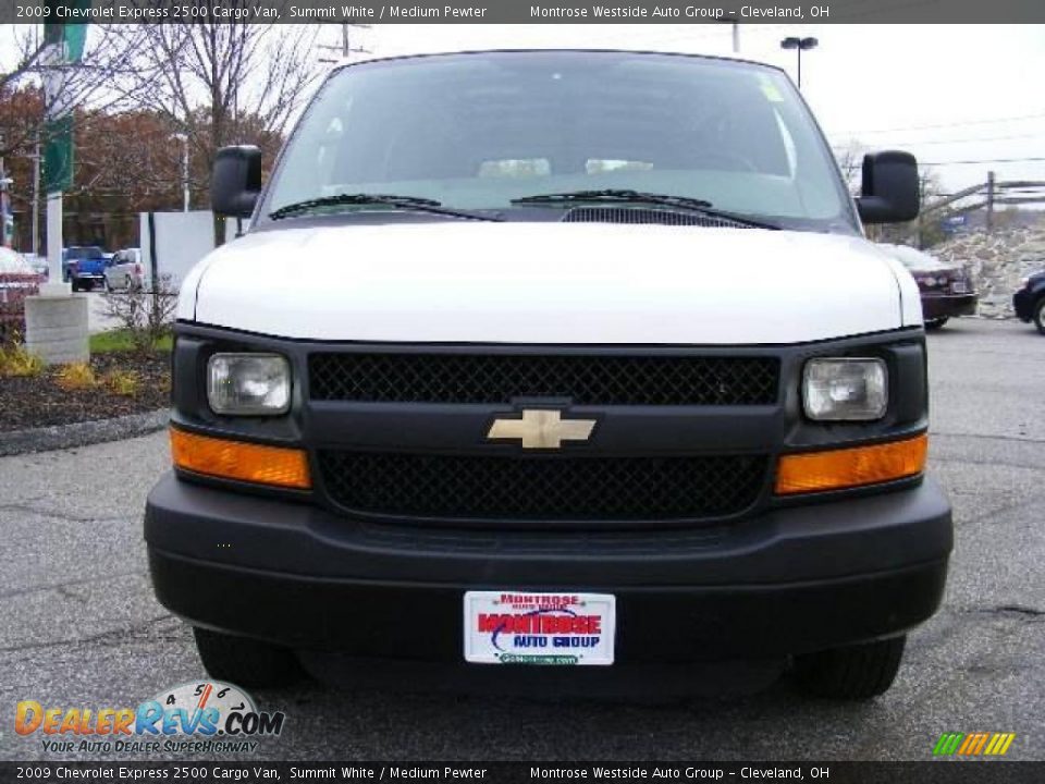 2009 Chevrolet Express 2500 Cargo Van Summit White / Medium Pewter Photo #8