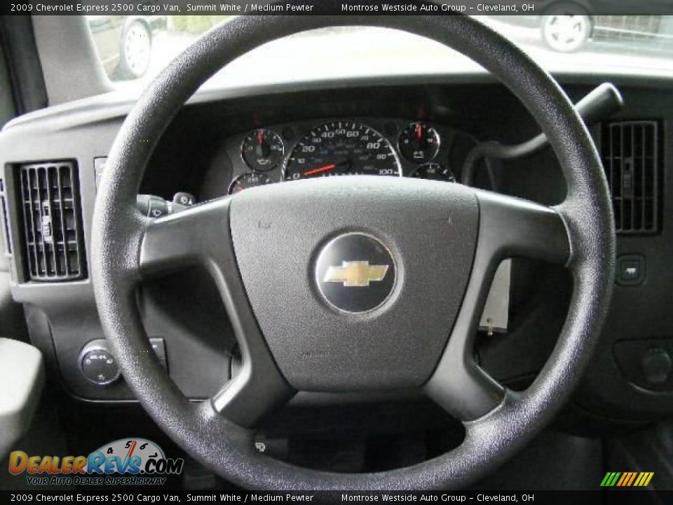 2009 Chevrolet Express 2500 Cargo Van Summit White / Medium Pewter Photo #16