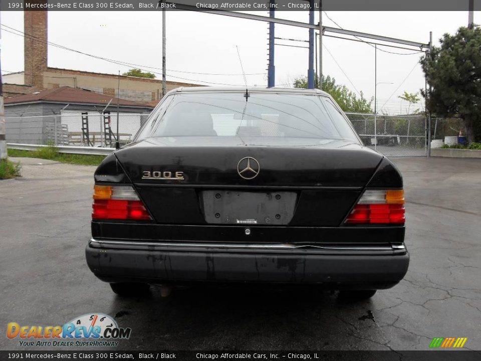 1991 Mercedes-Benz E Class 300 E Sedan Black / Black Photo #10