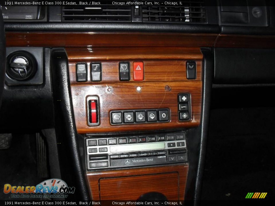 1991 Mercedes-Benz E Class 300 E Sedan Black / Black Photo #12