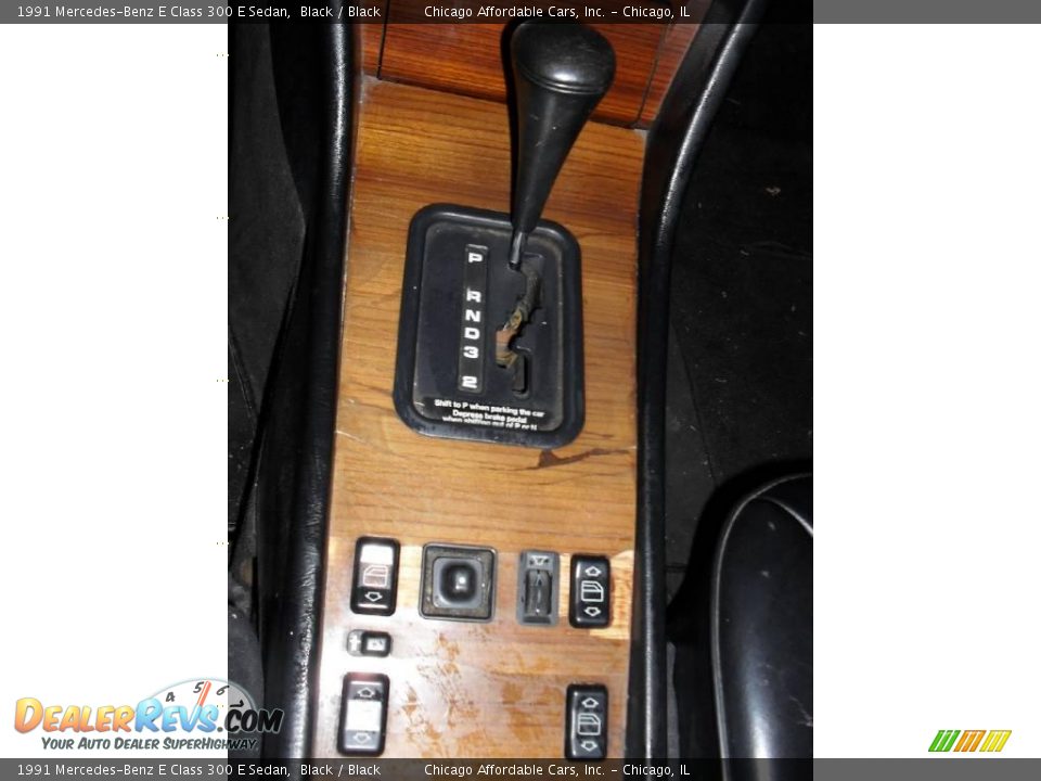 1991 Mercedes-Benz E Class 300 E Sedan Black / Black Photo #14