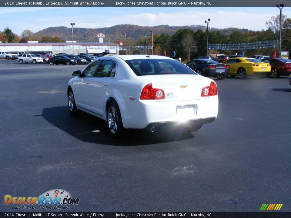 2010 Chevrolet Malibu LT Sedan Summit White / Ebony Photo #24