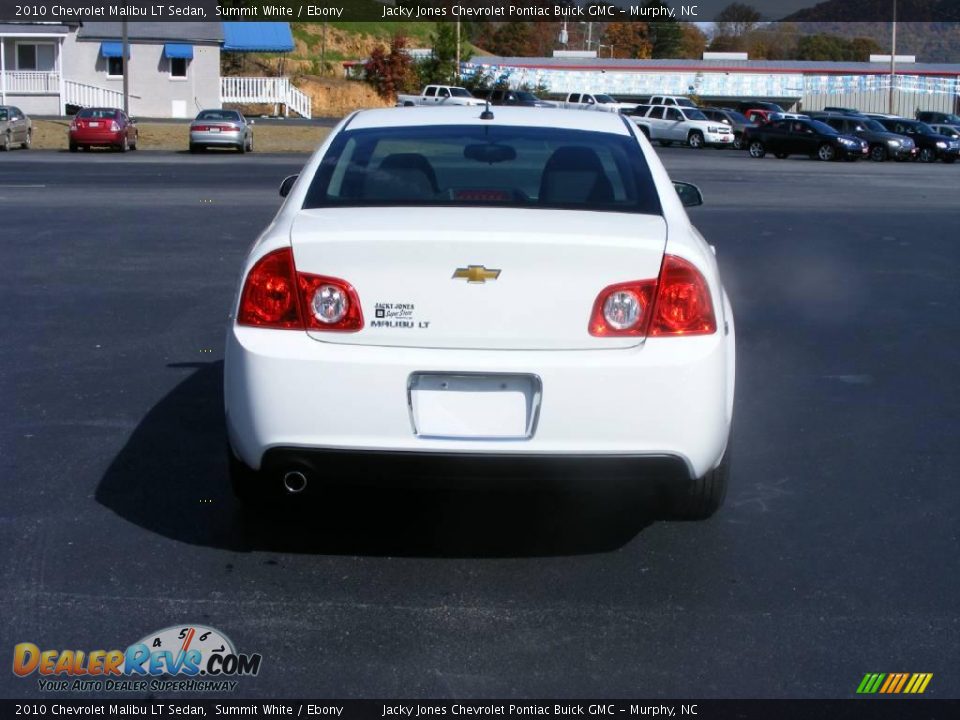 2010 Chevrolet Malibu LT Sedan Summit White / Ebony Photo #25