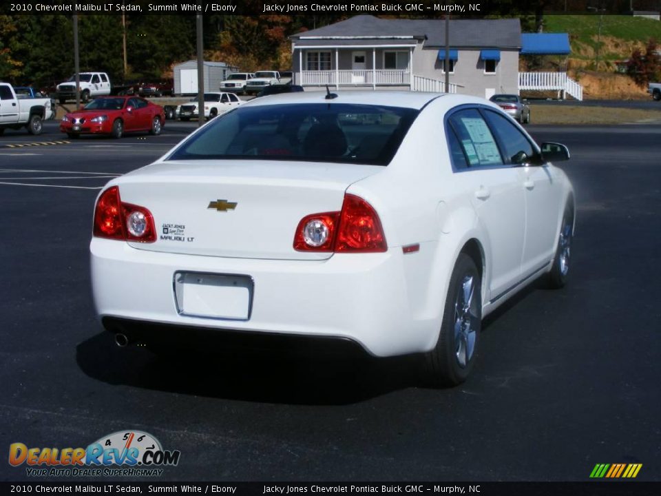 2010 Chevrolet Malibu LT Sedan Summit White / Ebony Photo #26