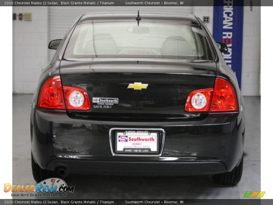 2010 Chevrolet Malibu LS Sedan Black Granite Metallic / Titanium Photo #3
