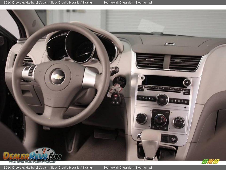 2010 Chevrolet Malibu LS Sedan Black Granite Metallic / Titanium Photo #6