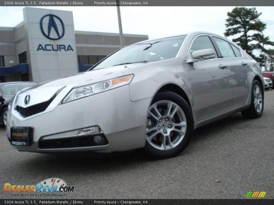 2009 Acura TL 3.5 Palladium Metallic / Ebony Photo #1