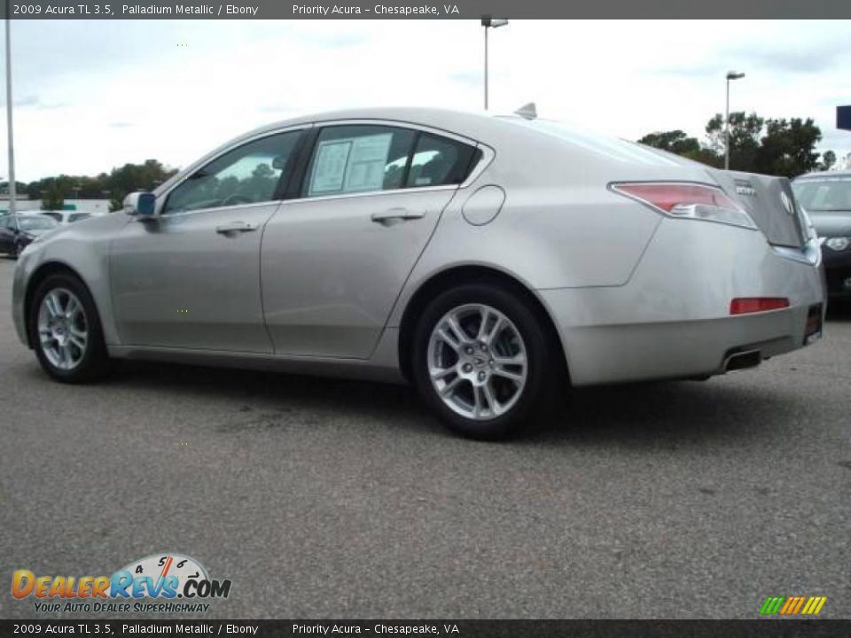2009 Acura TL 3.5 Palladium Metallic / Ebony Photo #3