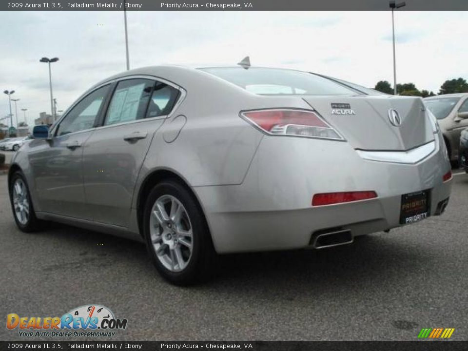 2009 Acura TL 3.5 Palladium Metallic / Ebony Photo #4