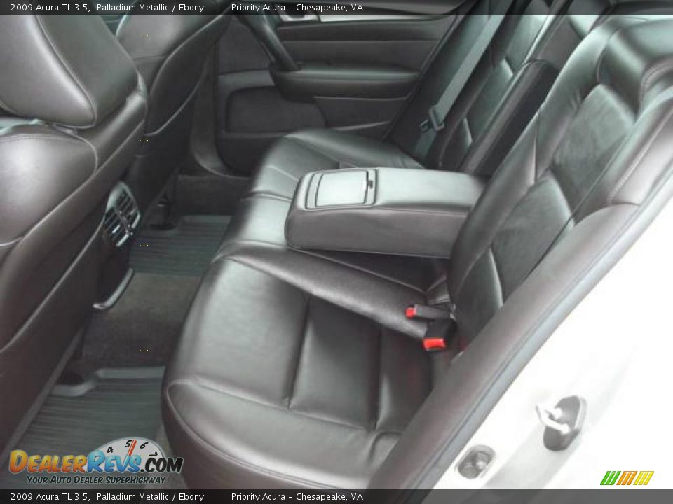 2009 Acura TL 3.5 Palladium Metallic / Ebony Photo #11